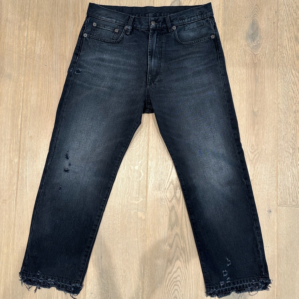 R13 Black Boyfriend Denim Jeans